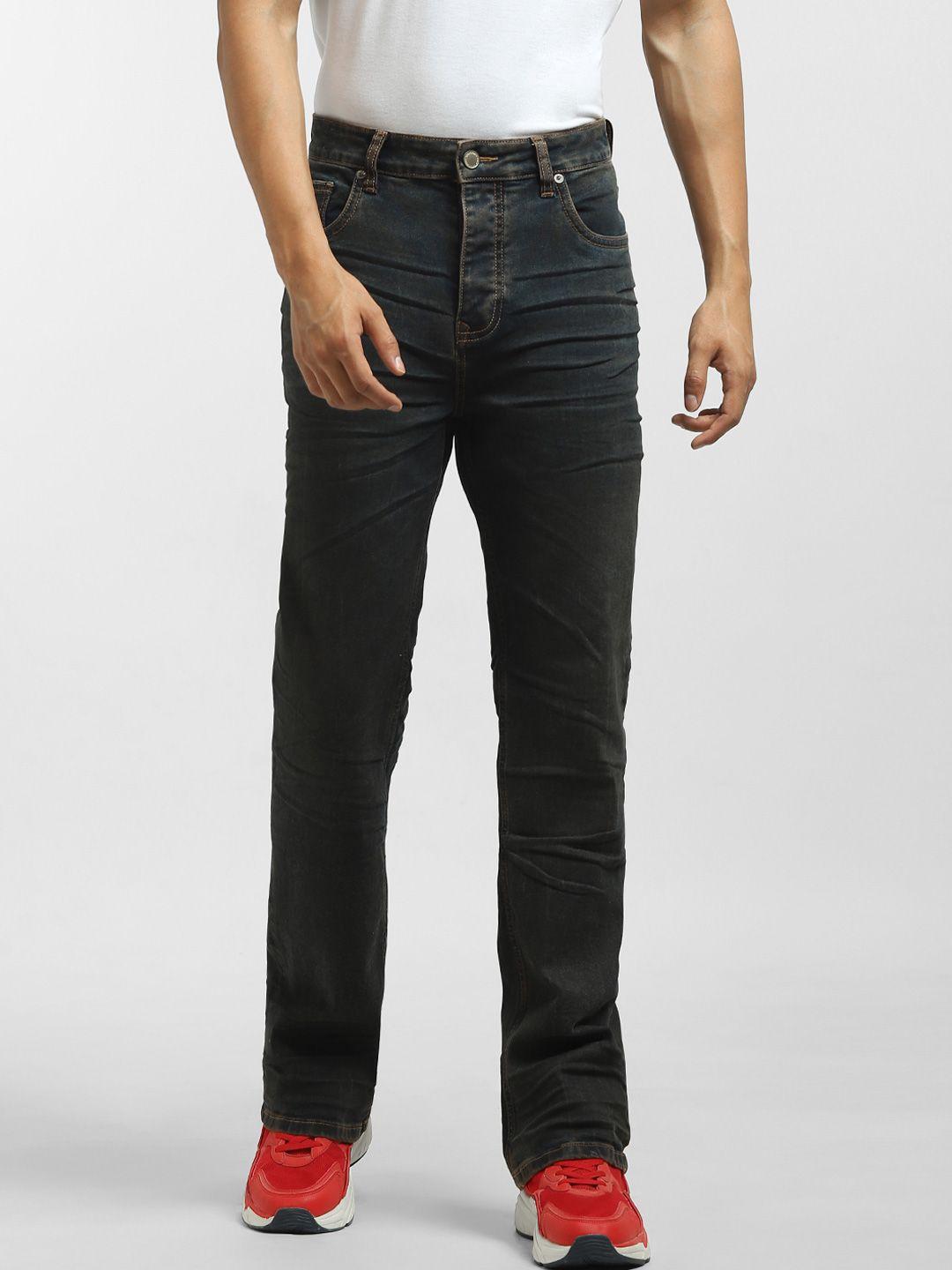 jack & jones men blue low-rise stretchable jeans