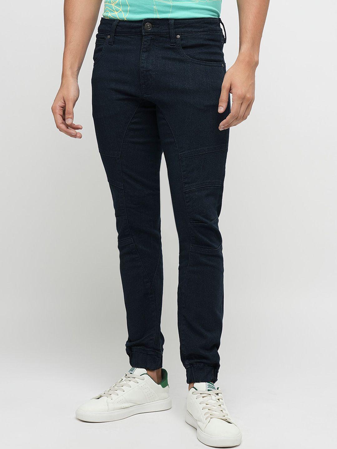 jack & jones men blue relaxed fit stretchable jeans