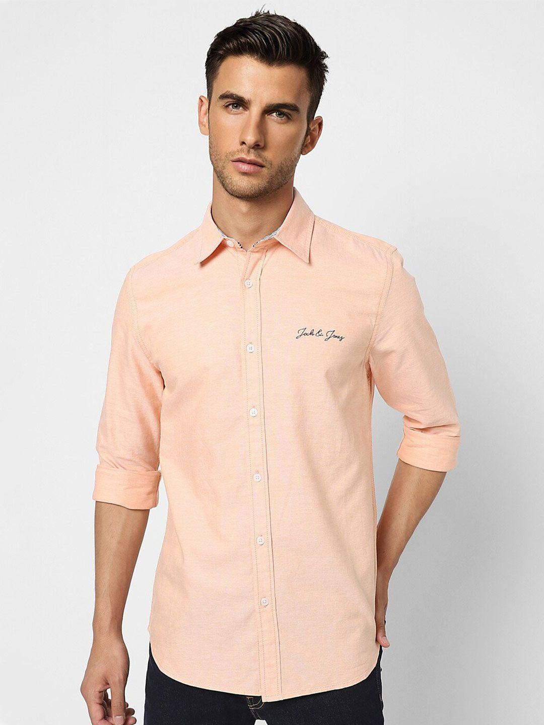 jack & jones men casual cotton shirt