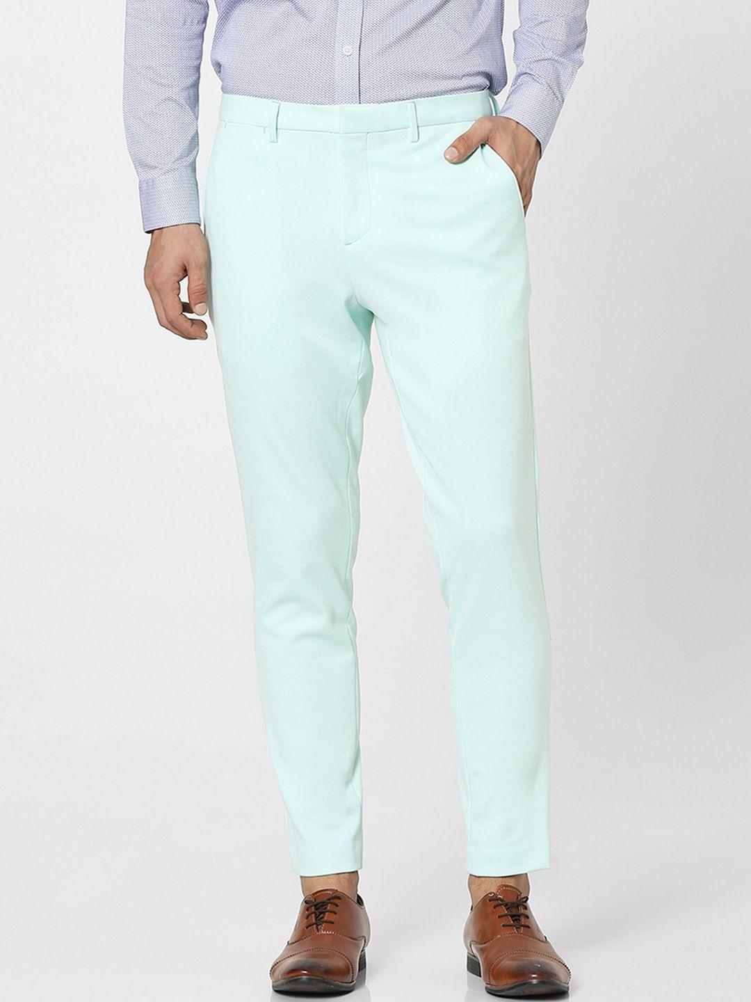 jack & jones men green trousers