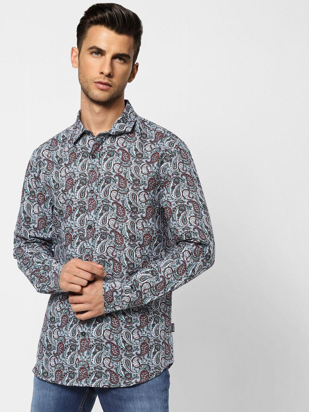 jack & jones men multicoloured printed casual shirt