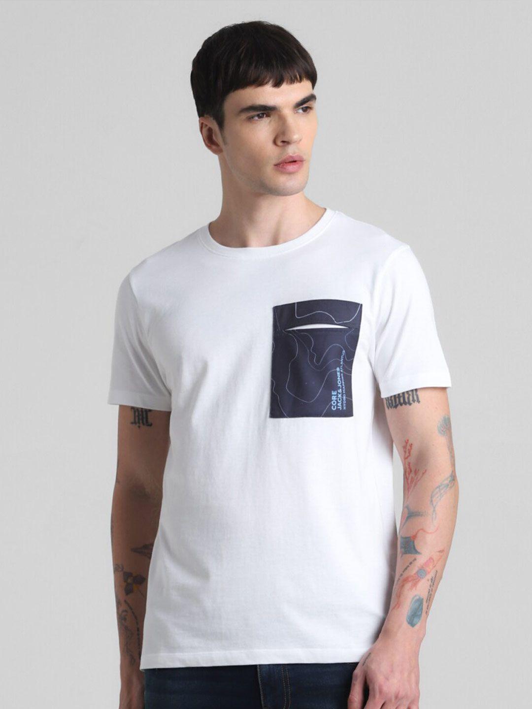 jack & jones men pockets t-shirt