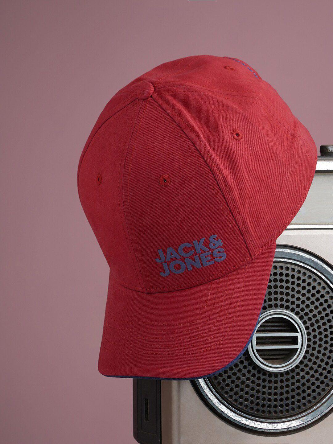 jack & jones men printed baseball cap
