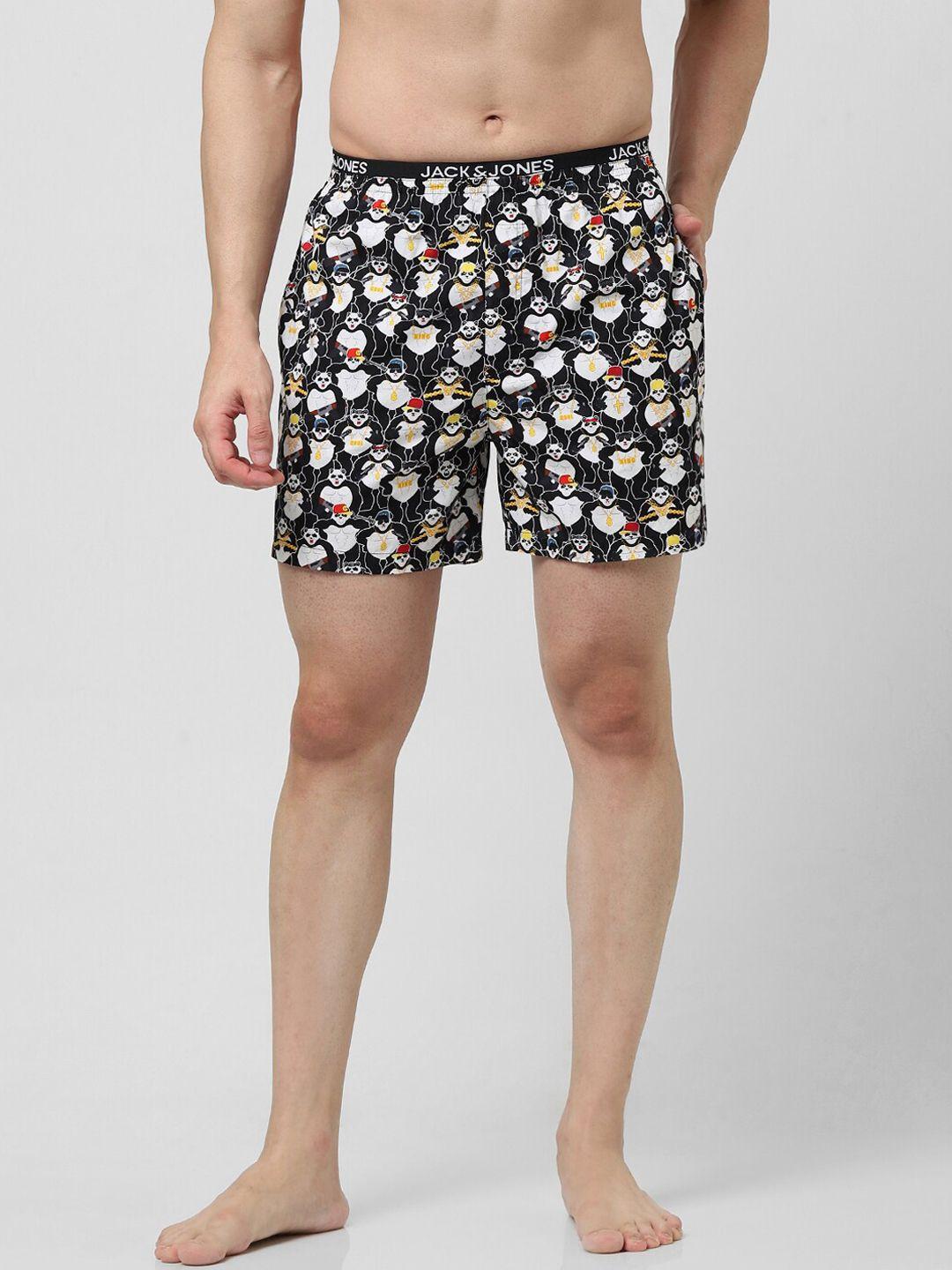 jack & jones men printed cotton boxers