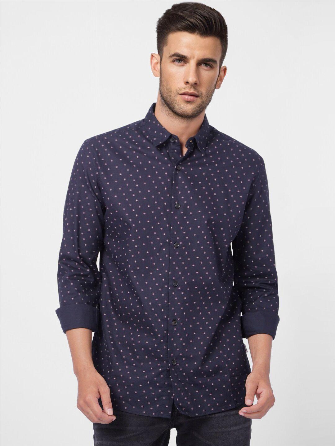 jack & jones men printed cotton casual shirt