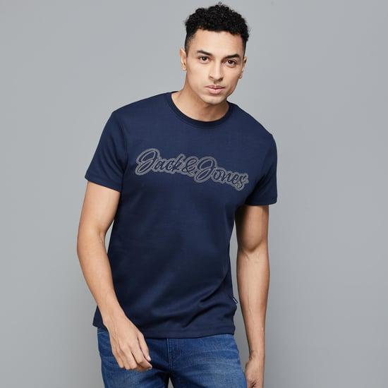 jack & jones men printed slim fit t-shirt