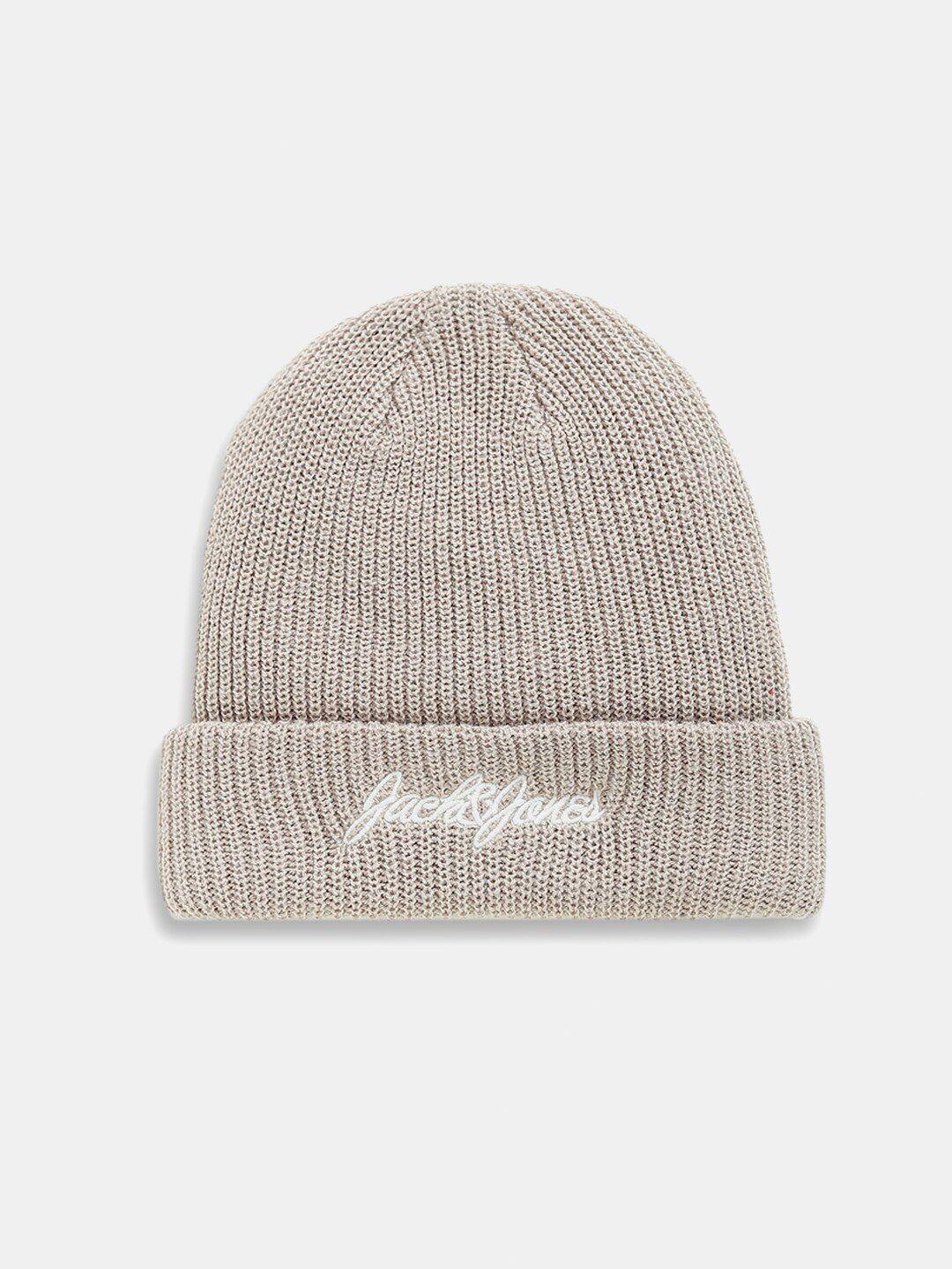 jack & jones men self design beanie