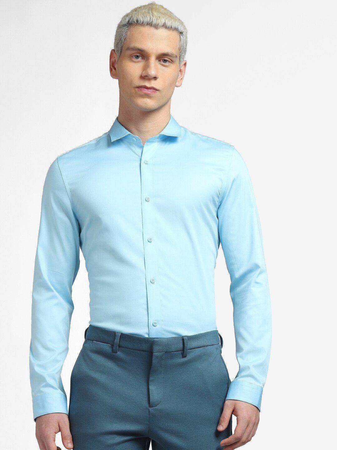 jack & jones men slim fit formal cotton shirt