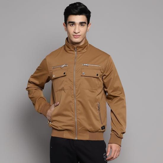 jack & jones men solid jacket