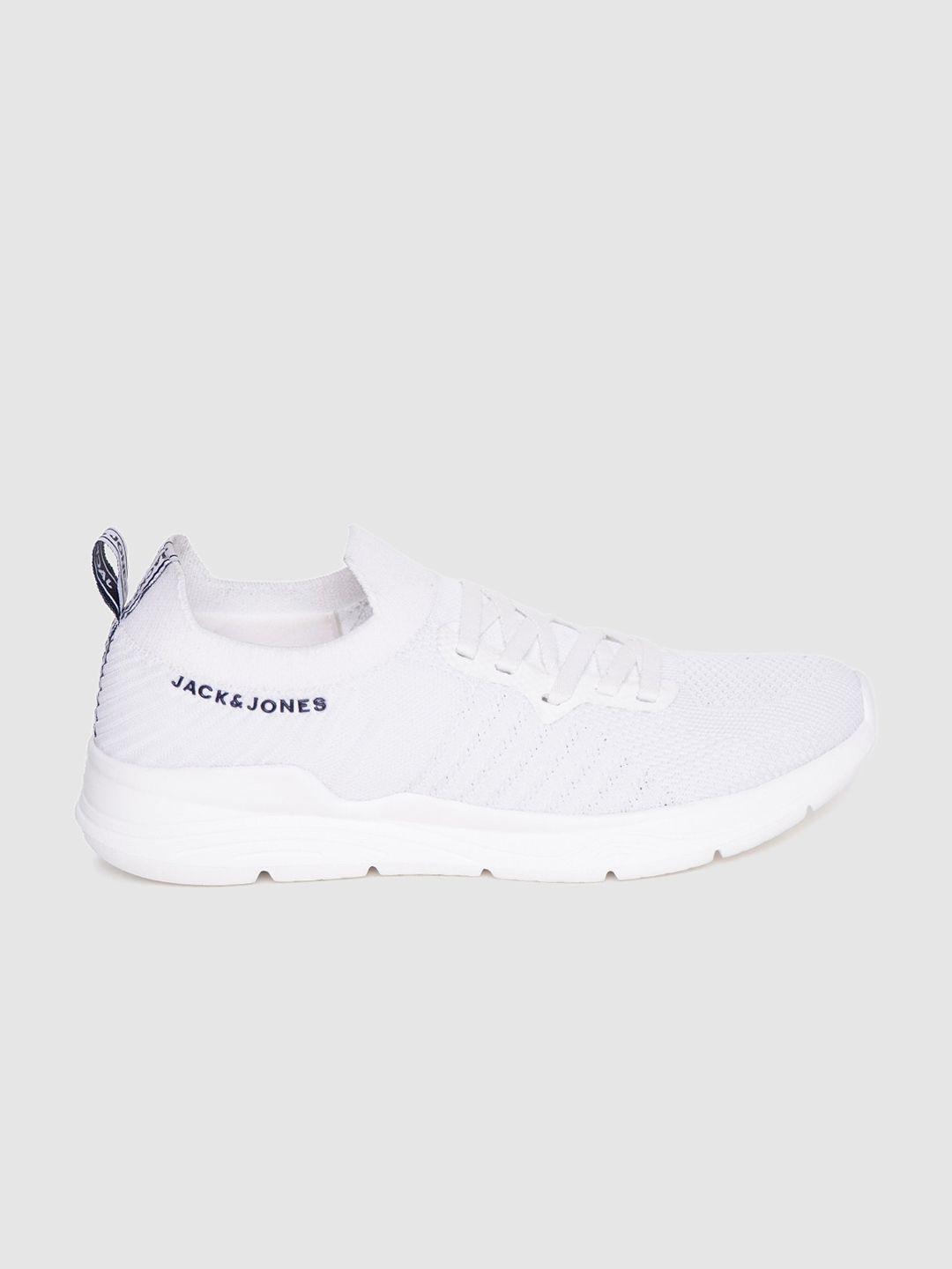 jack & jones men white sneakers