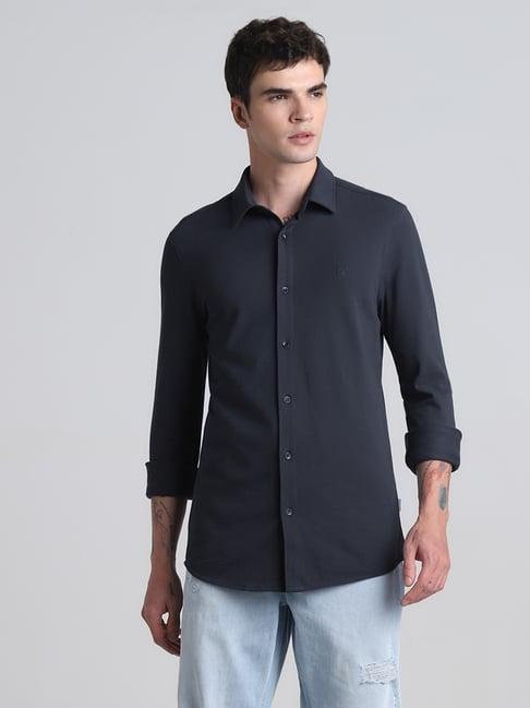 jack & jones mood indigo cotton slim fit shirt