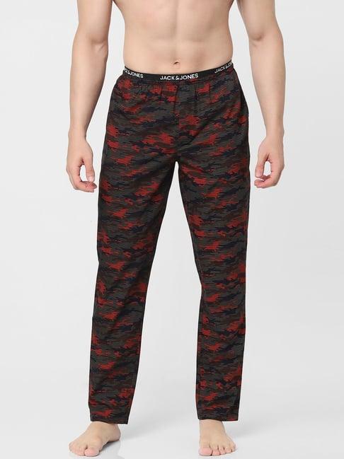 jack & jones multi cotton regular fit printed pyjamas