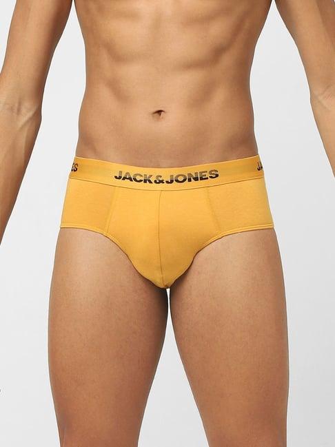 jack & jones mustard regular fit briefs