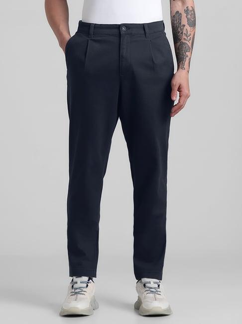 jack & jones navy blazer cotton regular fit trousers