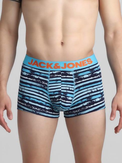 jack & jones navy blazer regular fit striped trunks