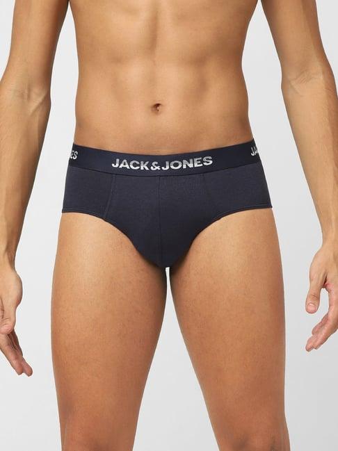 jack & jones navy regular fit briefs