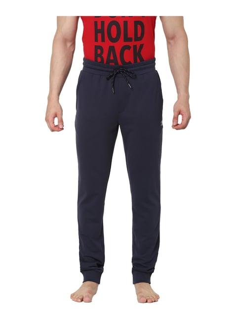 jack & jones navy regular fit joggers