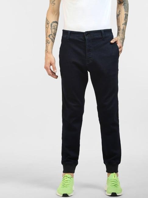 jack & jones navy slim fit jeans