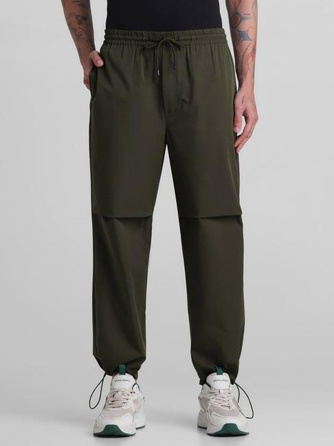 jack & jones olive night regular fit jogger pants