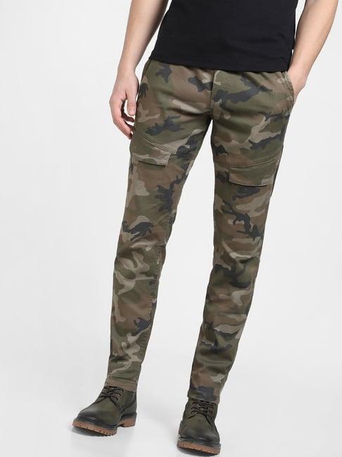 jack & jones olive regular fit cargos