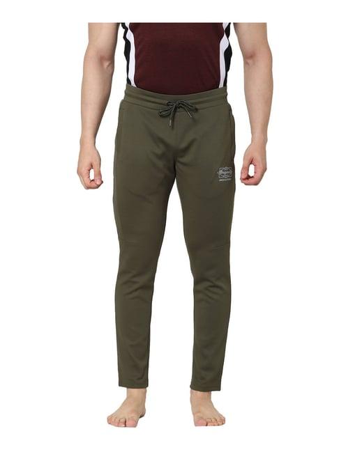 jack & jones olive regular fit trackpants