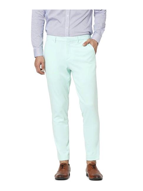 jack & jones sea green regular fit trousers