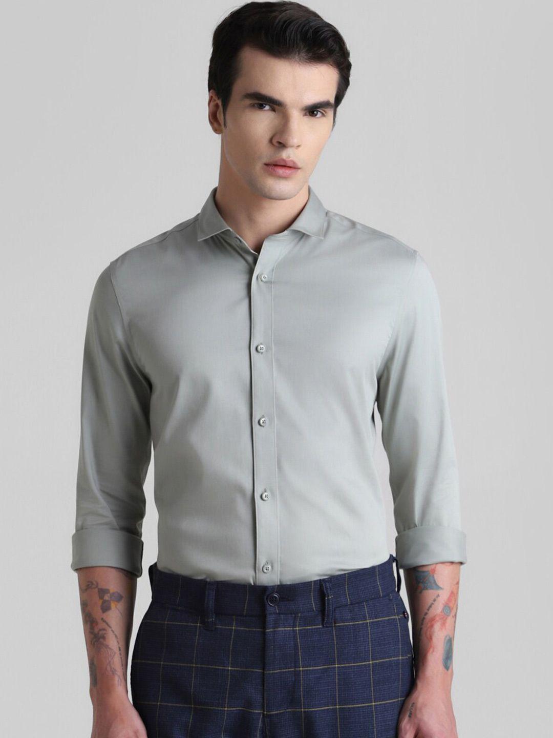 jack & jones slim fit pure cotton casual shirt