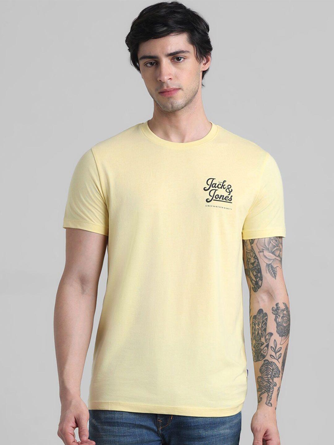 jack & jones slim fit pure cotton t-shirt