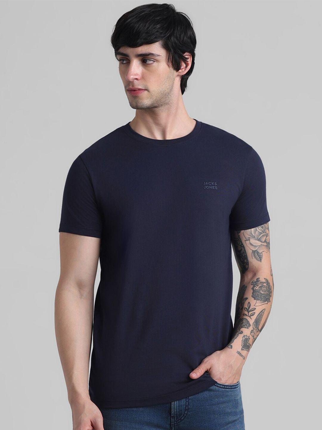 jack & jones slim fit pure cotton t-shirt