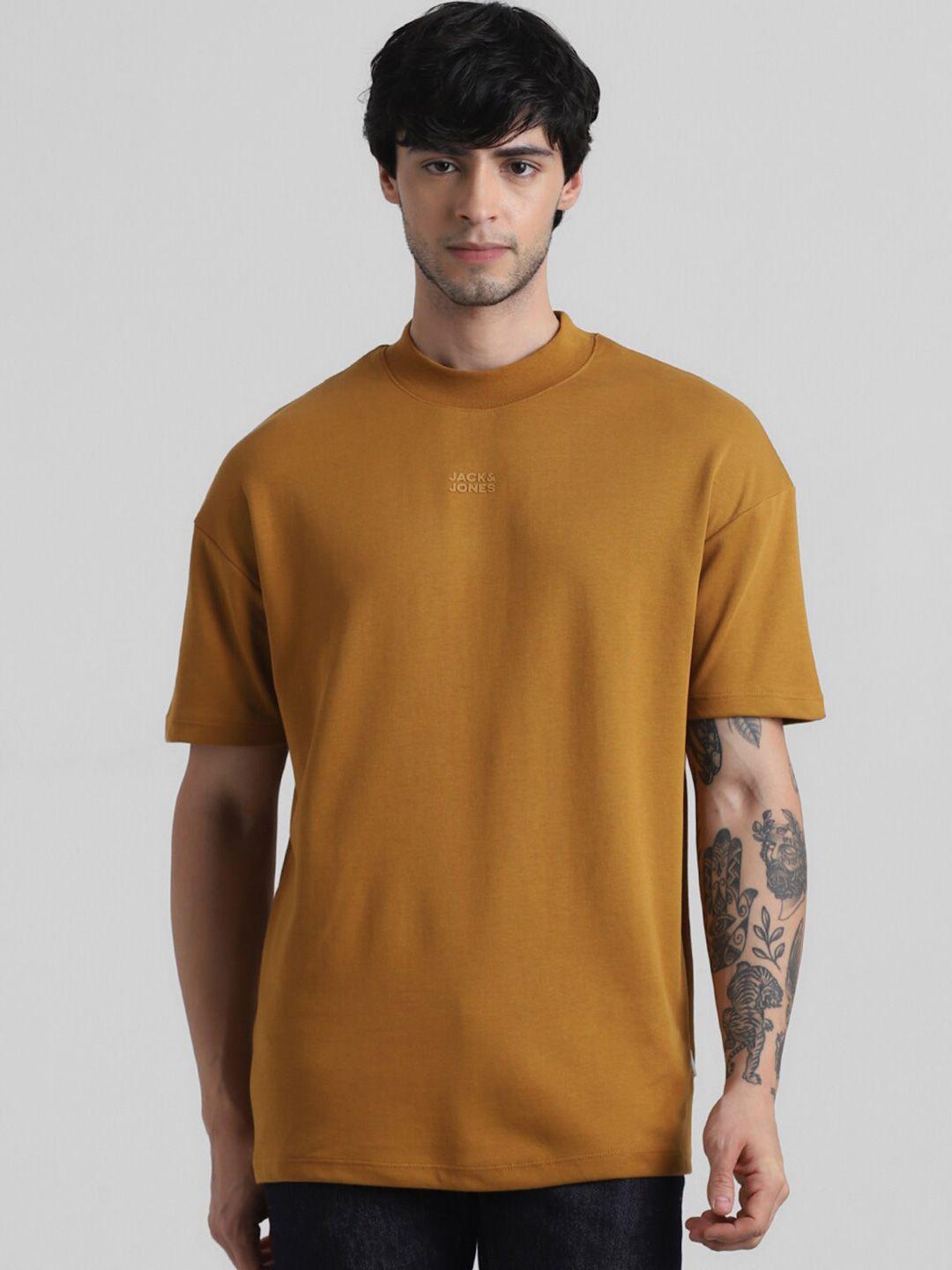 jack & jones slim fit round neck casual knitted t-shirt