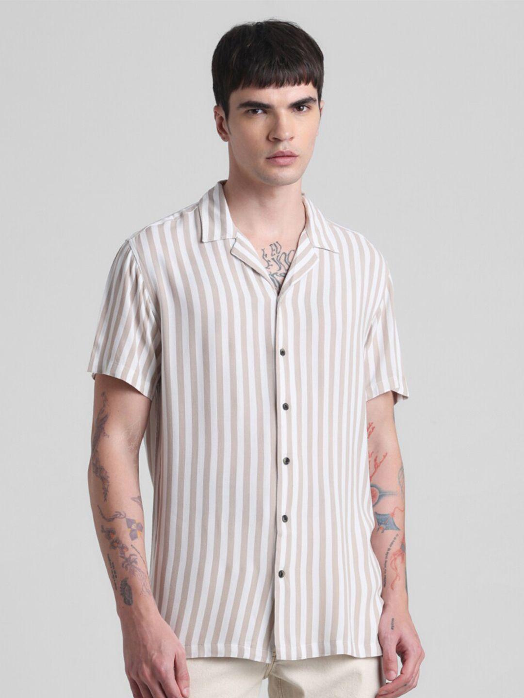 jack & jones striped casual shirt