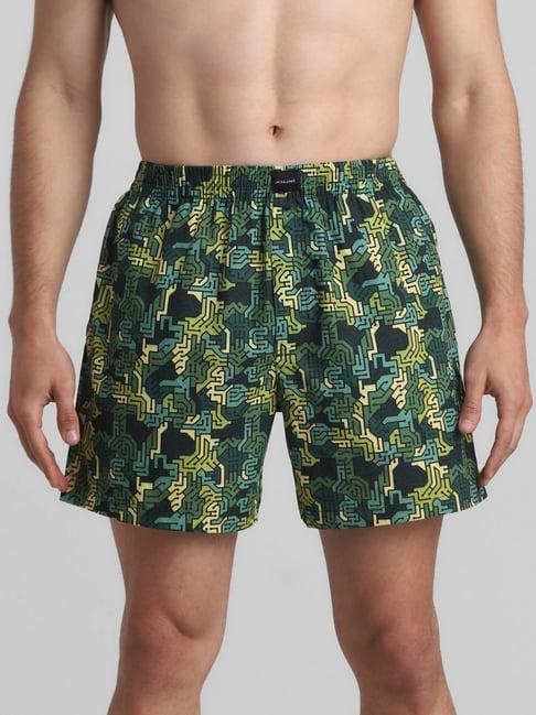 jack & jones sycamore cotton regular fit printed boxers