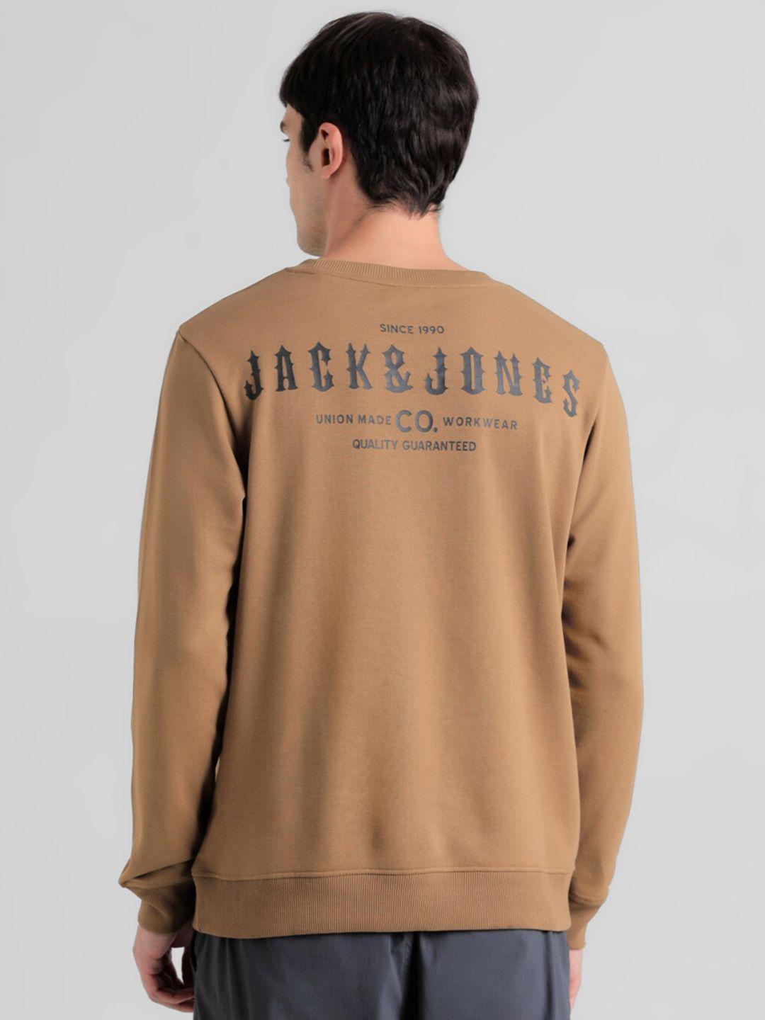 jack & jones typography printed pullover