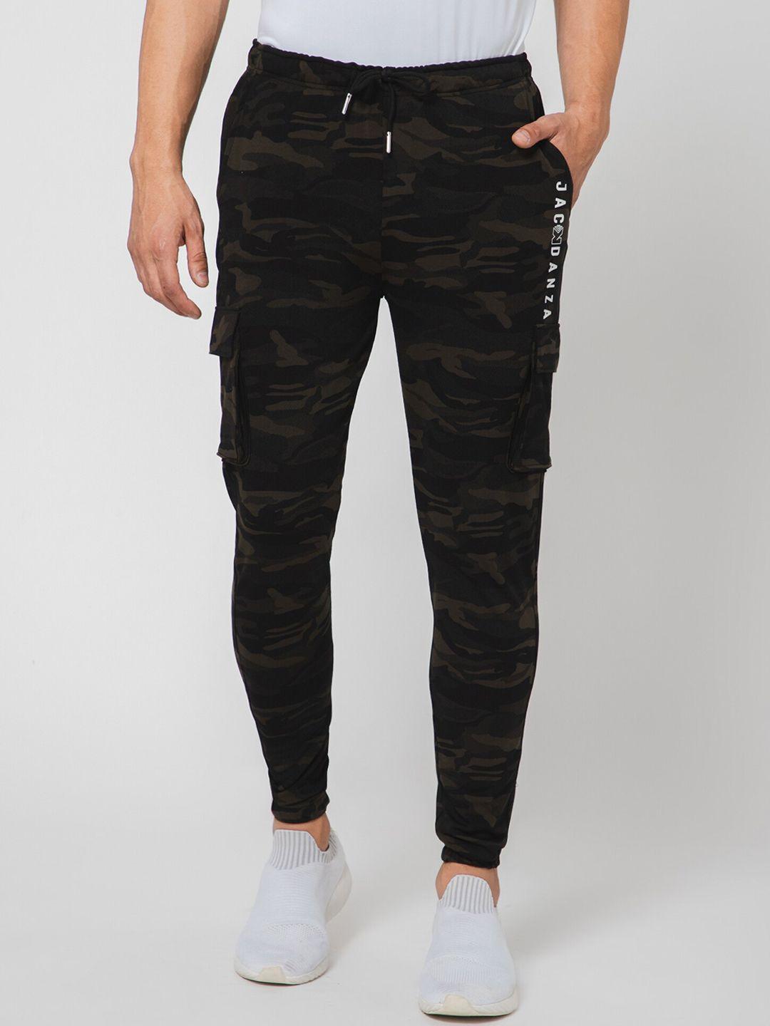 jackdanza men camouflage printed joggers
