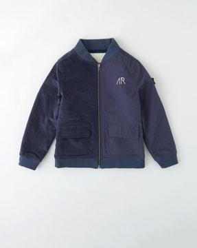 jacket with flap pockets
