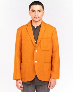 jacket with notched lapel