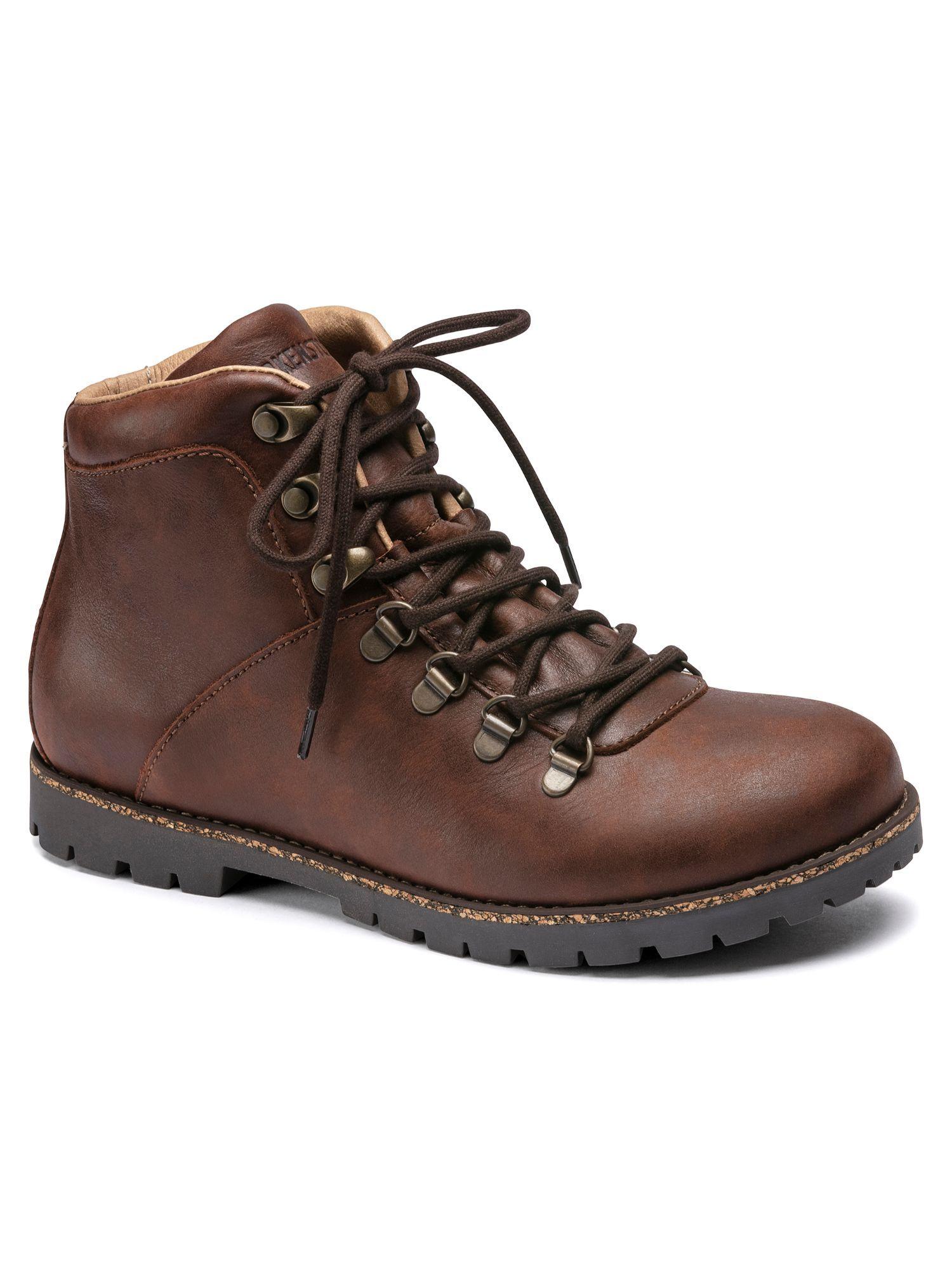 jackson nubuck leather brown flat boots