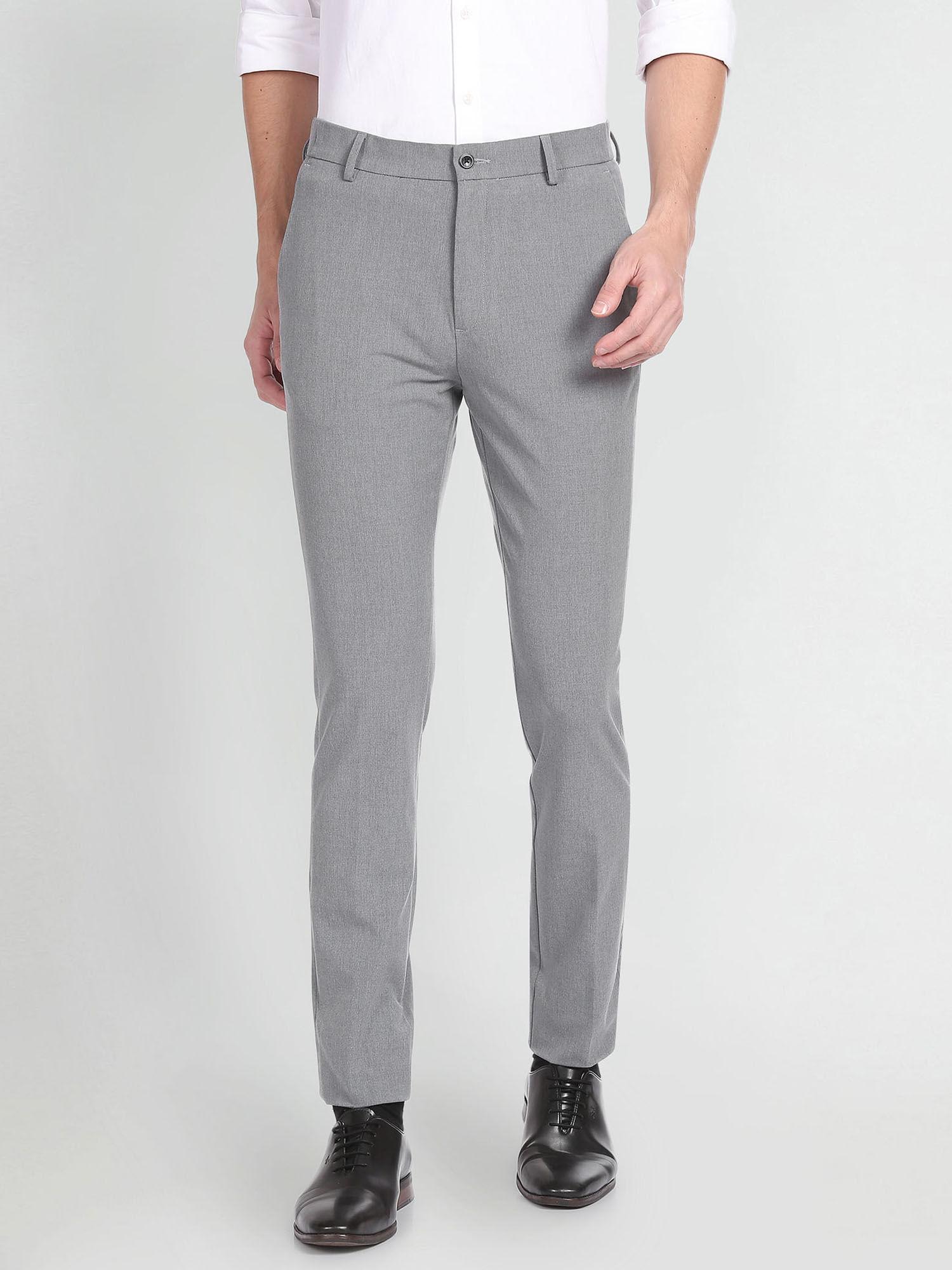 jackson super slim fit heathered trousers