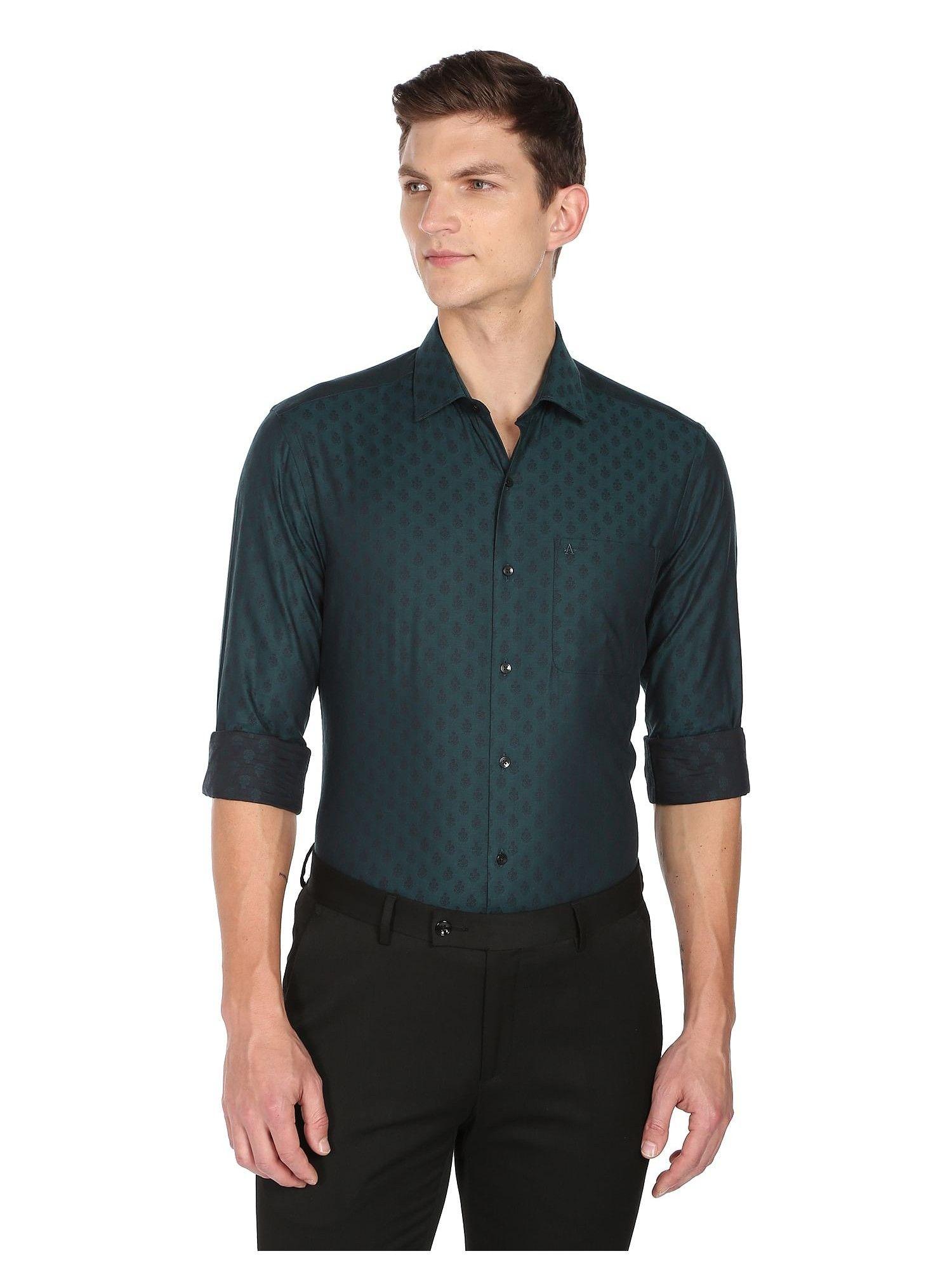 jacquard festive shirt