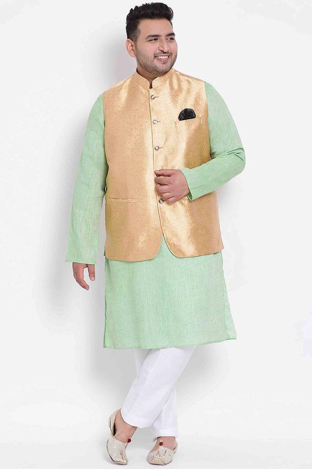 jacquard jacquard mens occasion wear kurta set