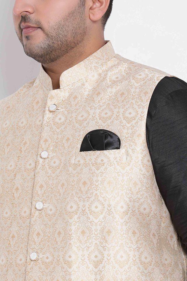 jacquard jacquard mens occasion wear kurta set