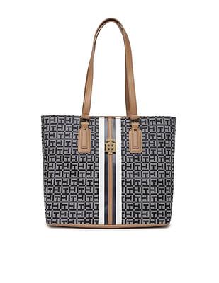 jacquard monogram jaden tote bag