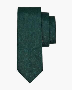 jacquard silk tie