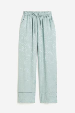 jacquard-weave trousers