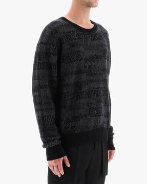 jacquard wool regular fit pullover