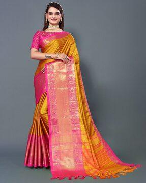 jacquard woven banarasi silk saree saree