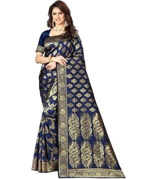 jacquard woven saree