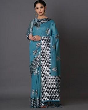 jacquard woven traditional saree