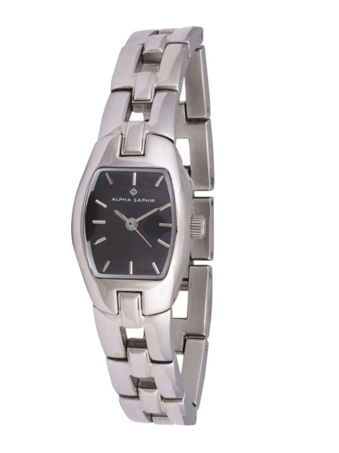 jacques lemans women dial & stainless steel bracelet style straps analogue watch 347a