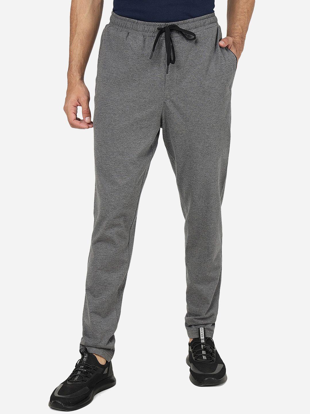 jade blue slim fit pure cotton track pants